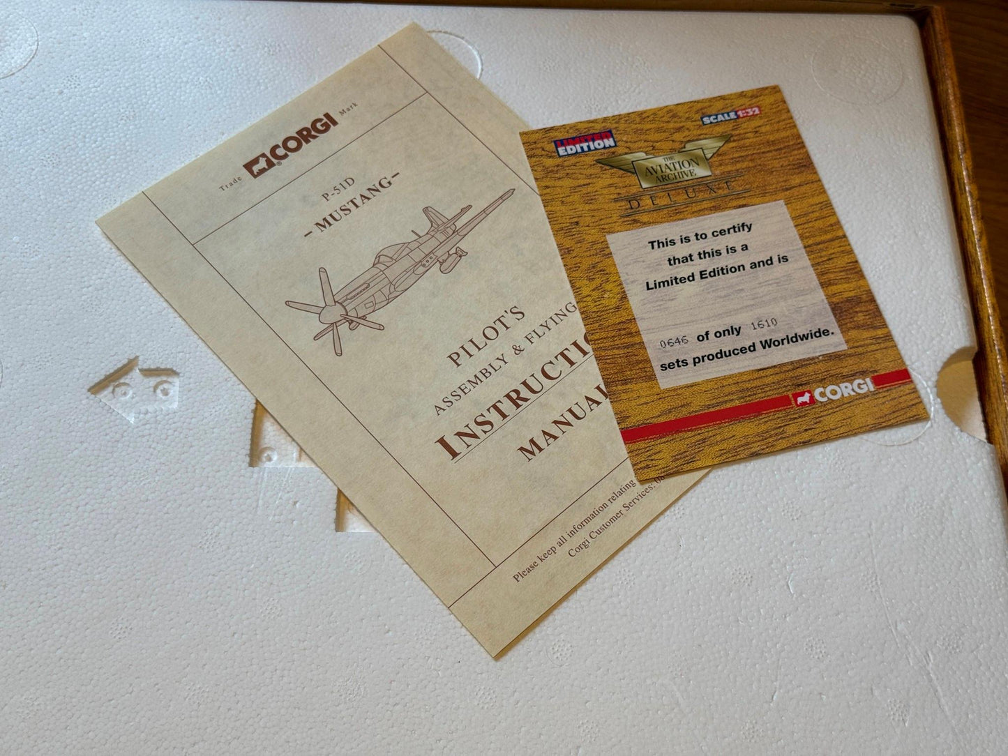Corgi Aviation Archive AA34406 P-51 D Mustang 'Jersey Jerk' Maj Don Strait 1/32