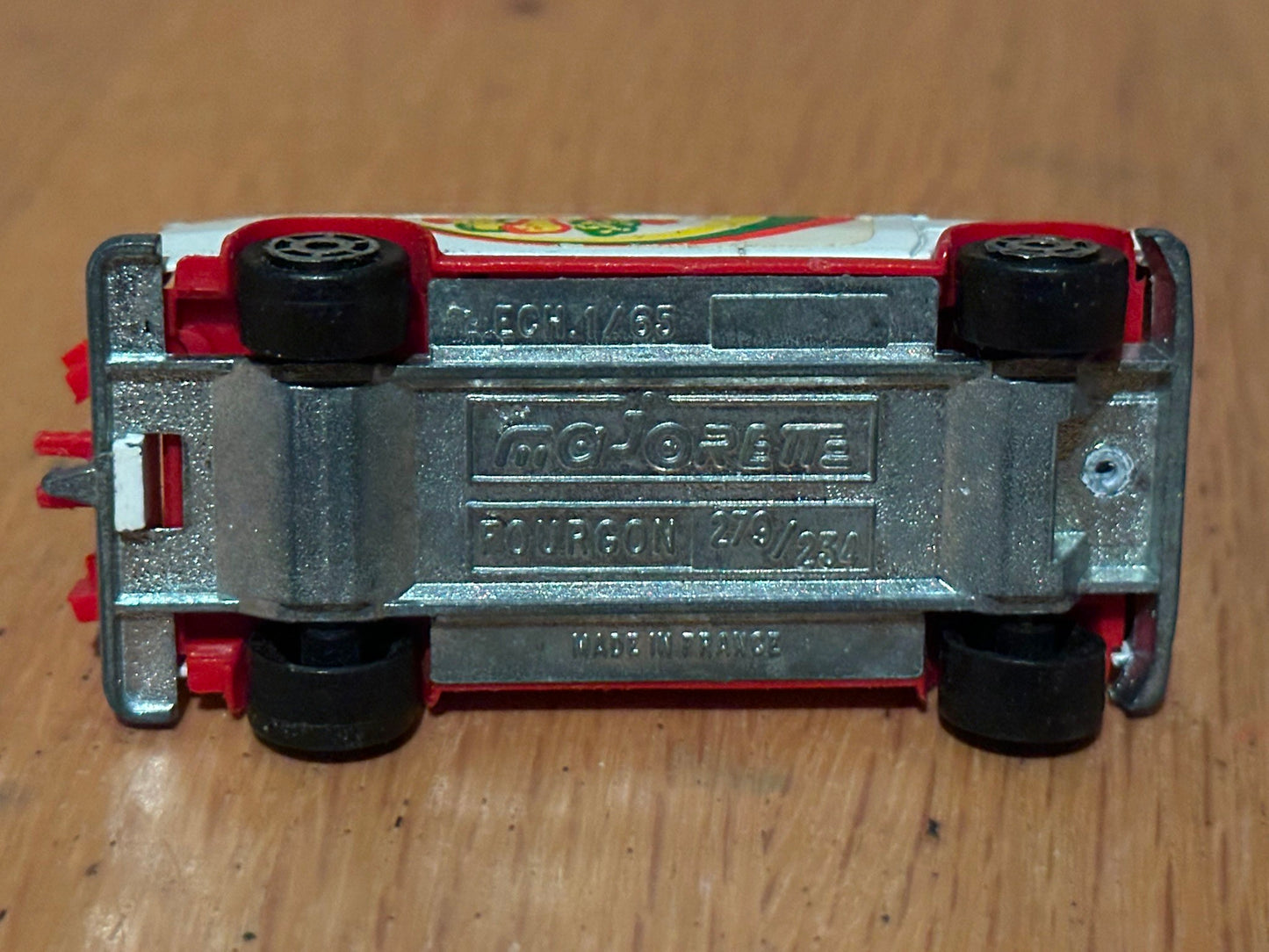 1980s Diecast Majorette Van 279 234 - 'Fruits'