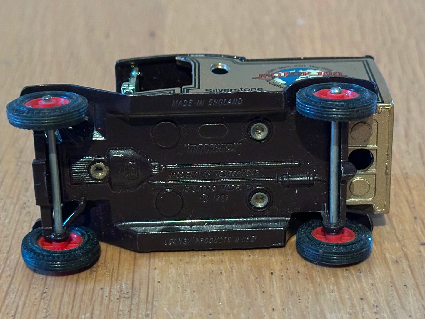 1985 Diecast Models of Yesteryear Y-12 1912 Model T Ford - Motor 100 Silverstone