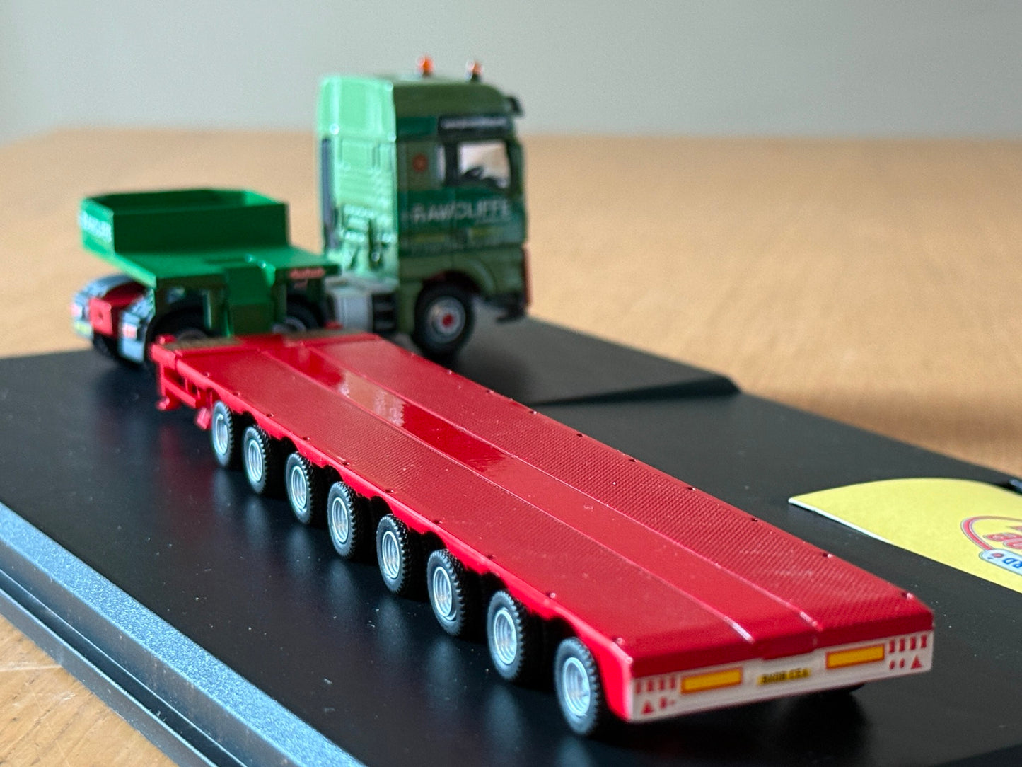 Oxford Diecast Haulage MAN01LL - MAN TGA Low Loader - JB Rawcliffe 1:76