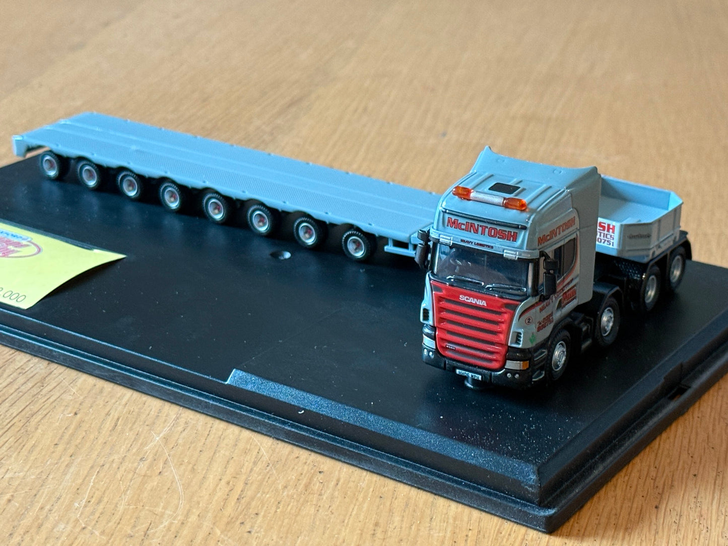 Oxford Diecast Haulage SCA02LL - McIntosh Plant Hire Low Loader 1:76