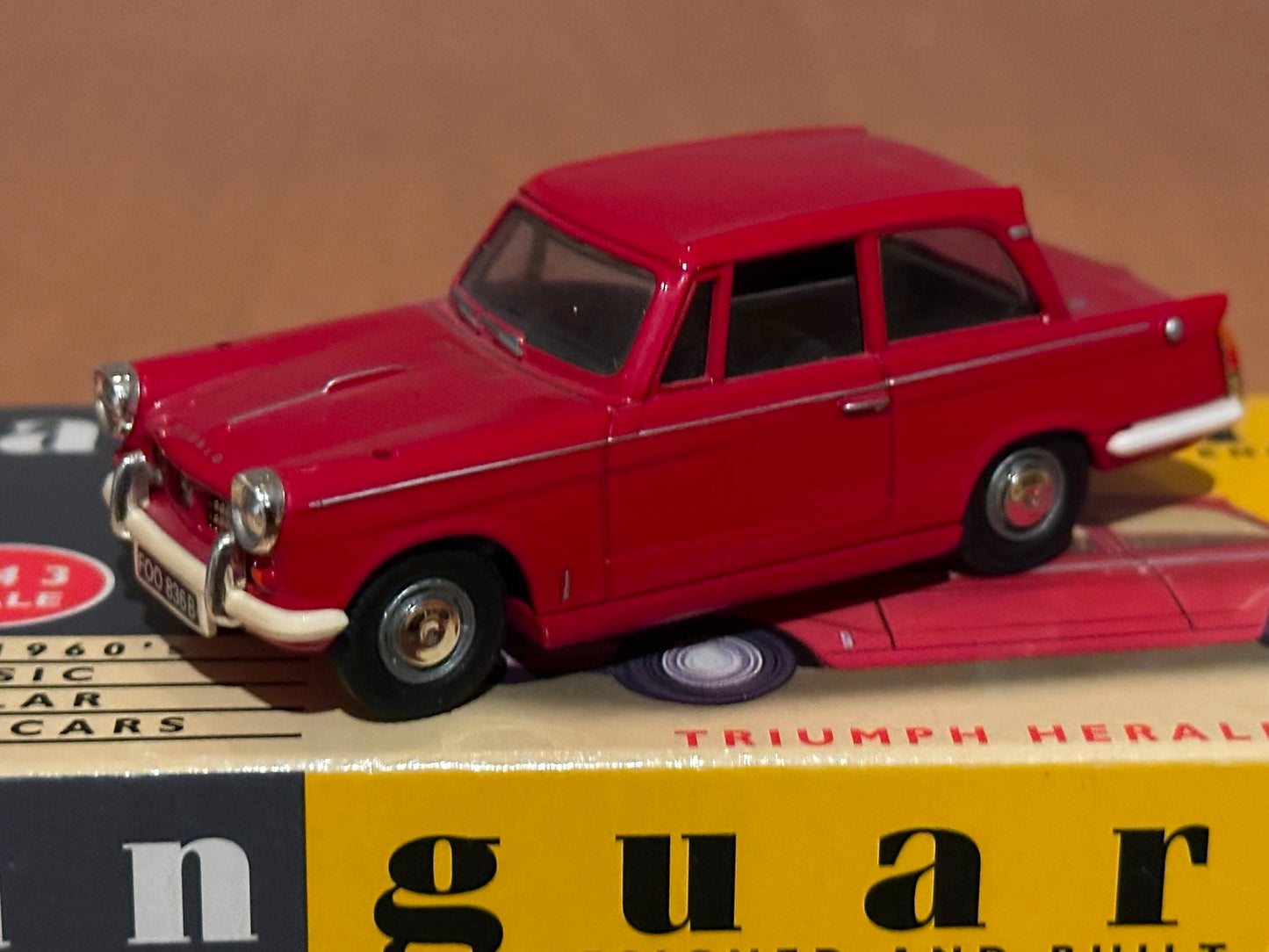 Corgi Vanguards - Rare Triumph Herald - Red. 1:43 Scale