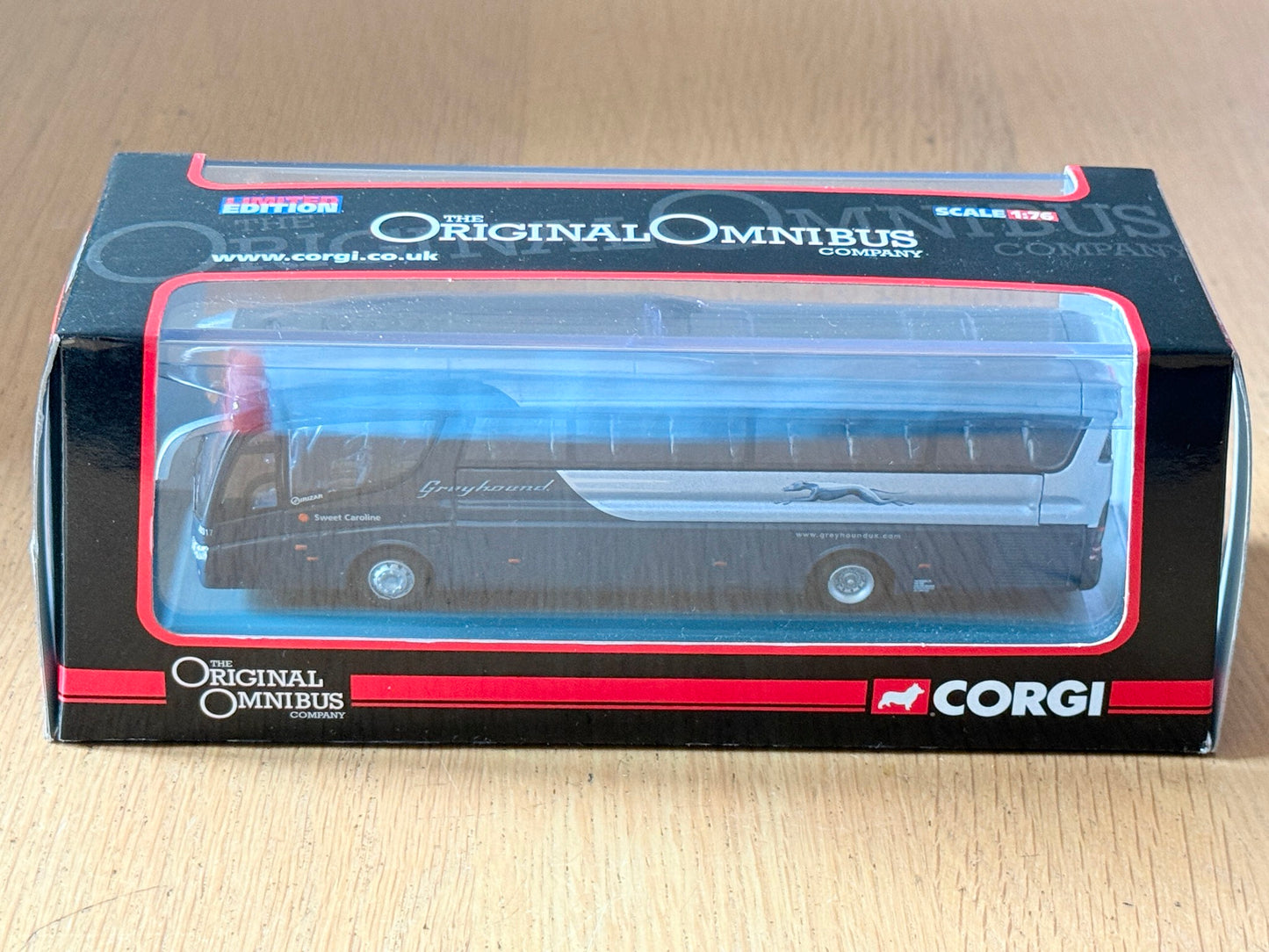 Original Omnibus OM46211A Scania Irizar PB - Greyhound Cardiff 'Sweet Caroline'