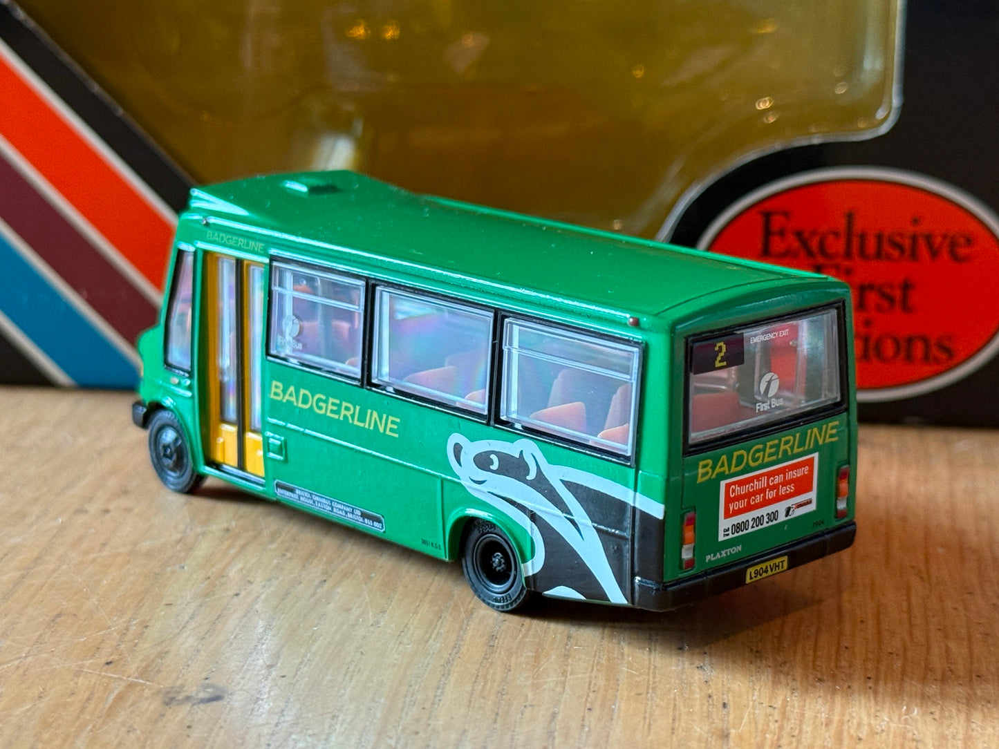 EFE 24803 - 1:76 Mercedes 709 Reeve Burgess Minibus (Large dest.) - Badgerline