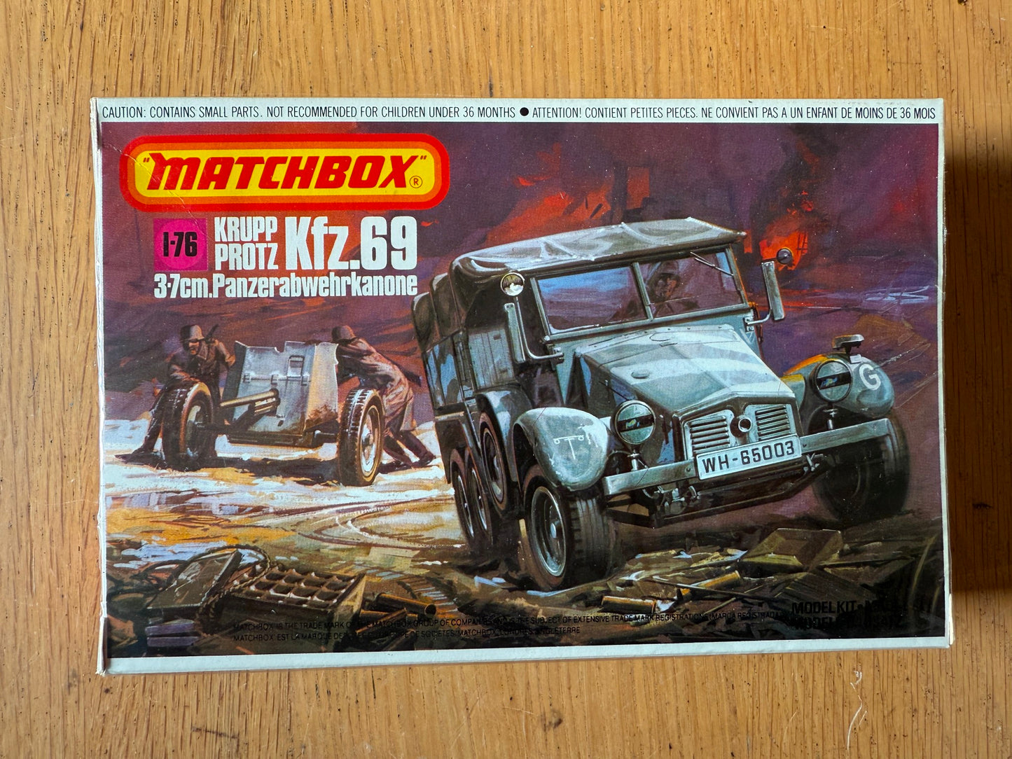 New Matchbox Krup Protz Kfz.69 - 1:76 Plastic Model Kit (never opened)
