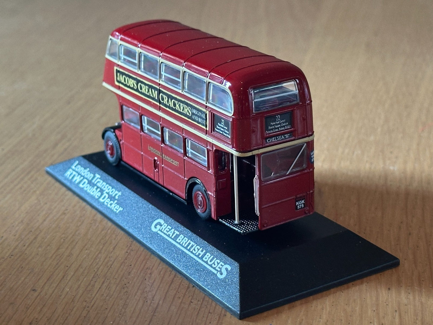 Atlas Great British Buses 1:76 London Transport RTW Double Decker.