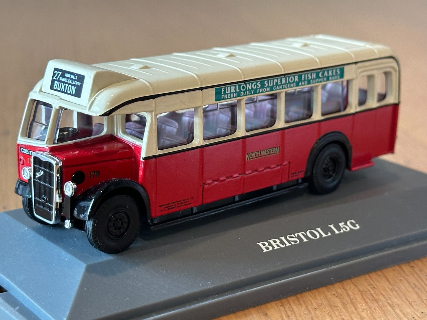 Corgi 97867 - 1:76 Bristol L5G - North Western Road Car Co - Route 27 Buxton