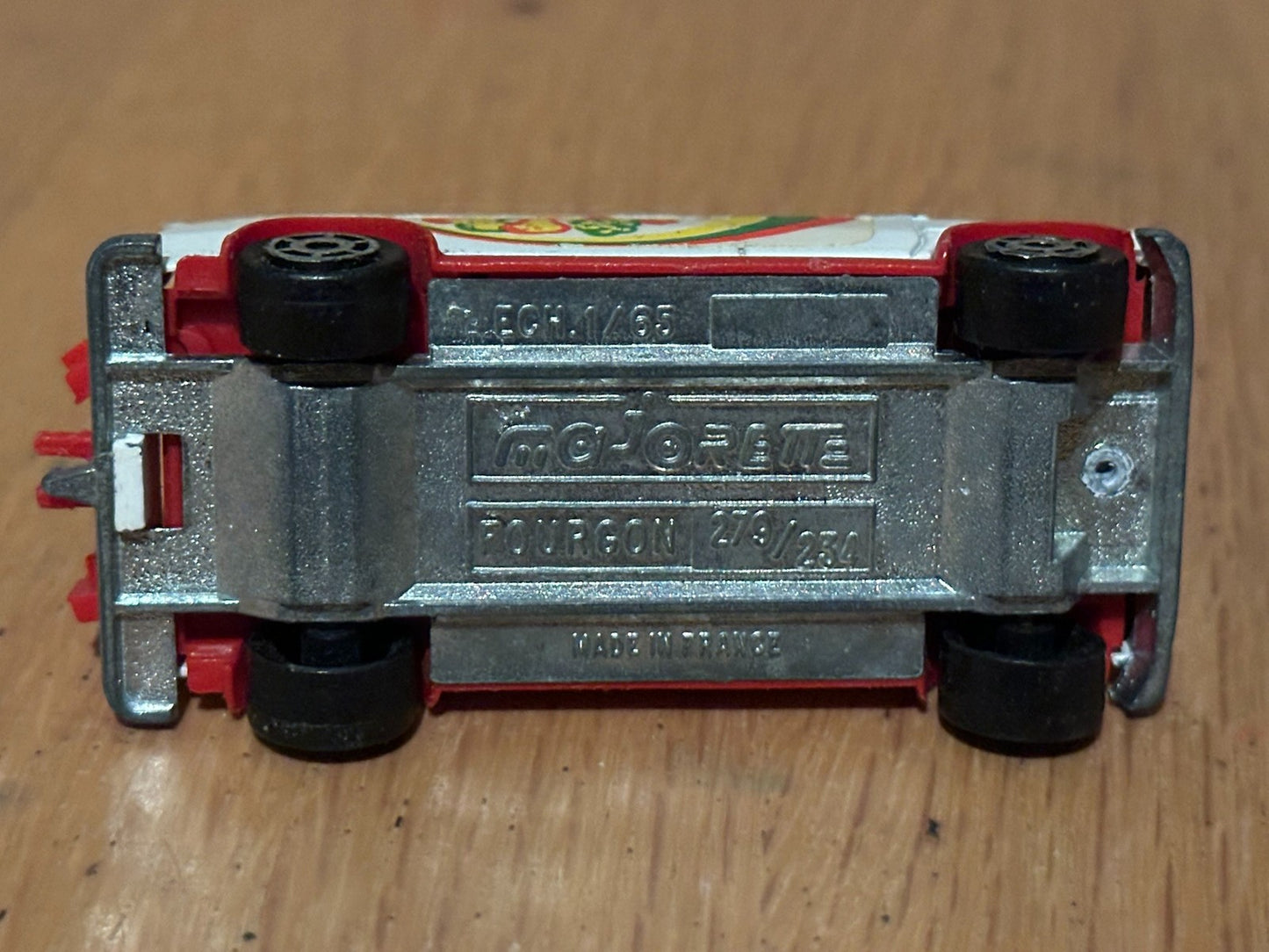 1980s Diecast Majorette Van 279 234 - 'Fruits'