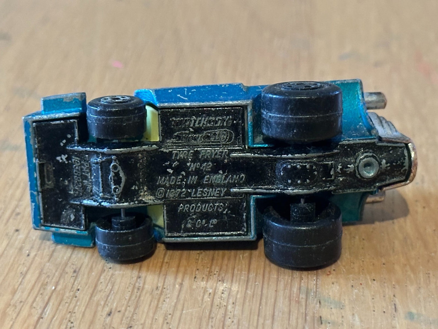 1972 Diecast Matchbox Superfast Tyre Fryer no 42 .No Box.