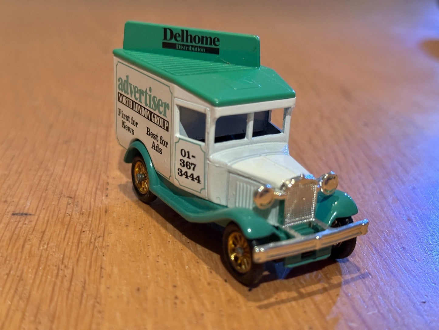 LP13073, Model A Ford Van, Advertiser North London Group, Delhome