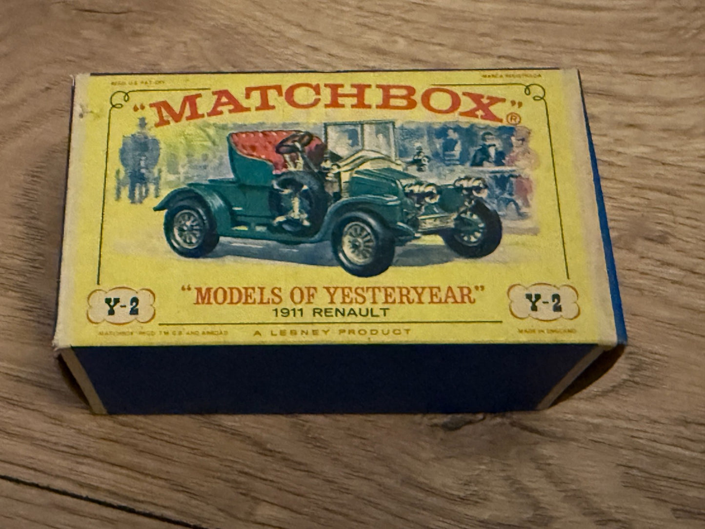 Original Matchbox Models of Yesteryear Y-2 - 1911 Renault