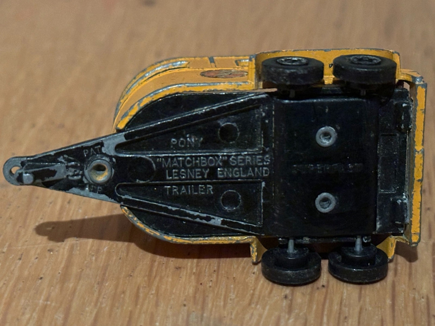 Vintage Lesney Matchbox Pony Horse Trailer. No Box.