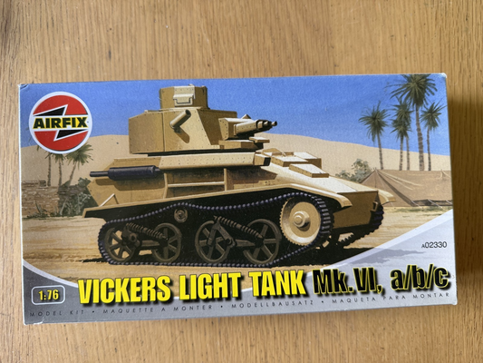 Airfix 1:76 Plastic Model Kit - Vickers Light Tank Mk.VI  a/b/c