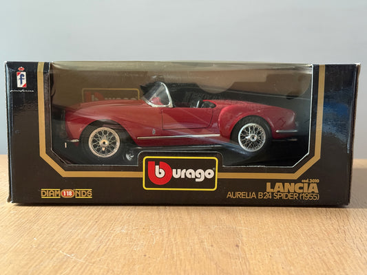 Bburago 1:18 Diecast Model 3010 - Lancia Aurelia B24 Spider 1955 Mint Condition