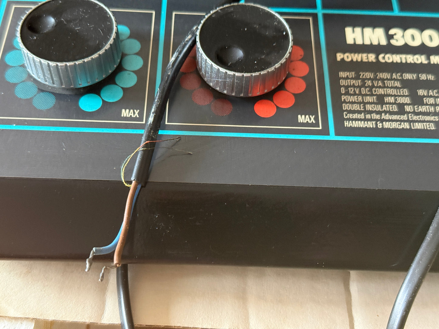 Hammant and Morgan H&M HM3000 Power Control Centre Controller - New