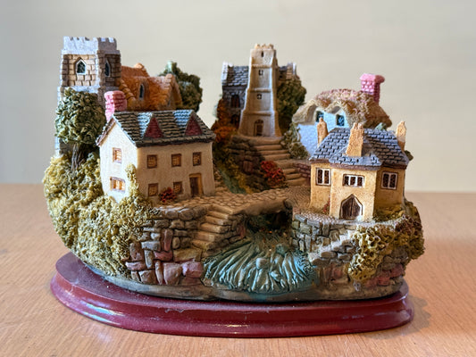 Liliput Lane / Academy or similar village scene with waterfall