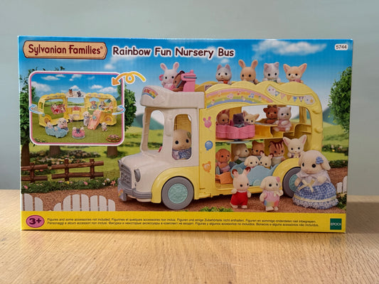 Sylvanian Families 5744 - Rainbow Fun Bus. BNIB