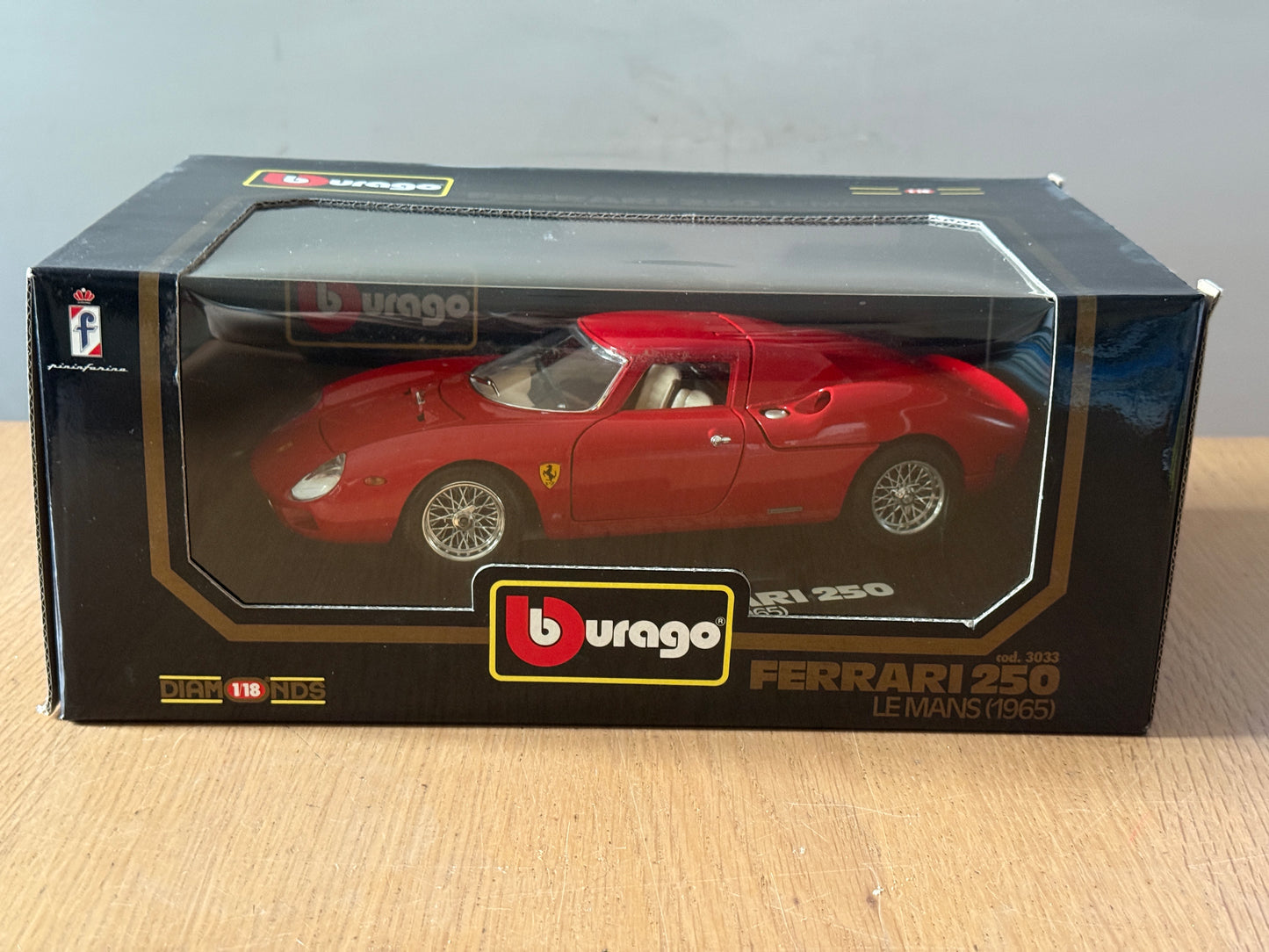 Bburago 1:18 Diecast Model 3033 - Ferrari 250 Le Mans (1965) - Mint Condition