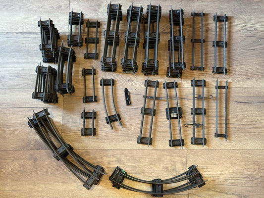 Lot of Vintage Hornby O Gauge Track -  45+ pieces of track