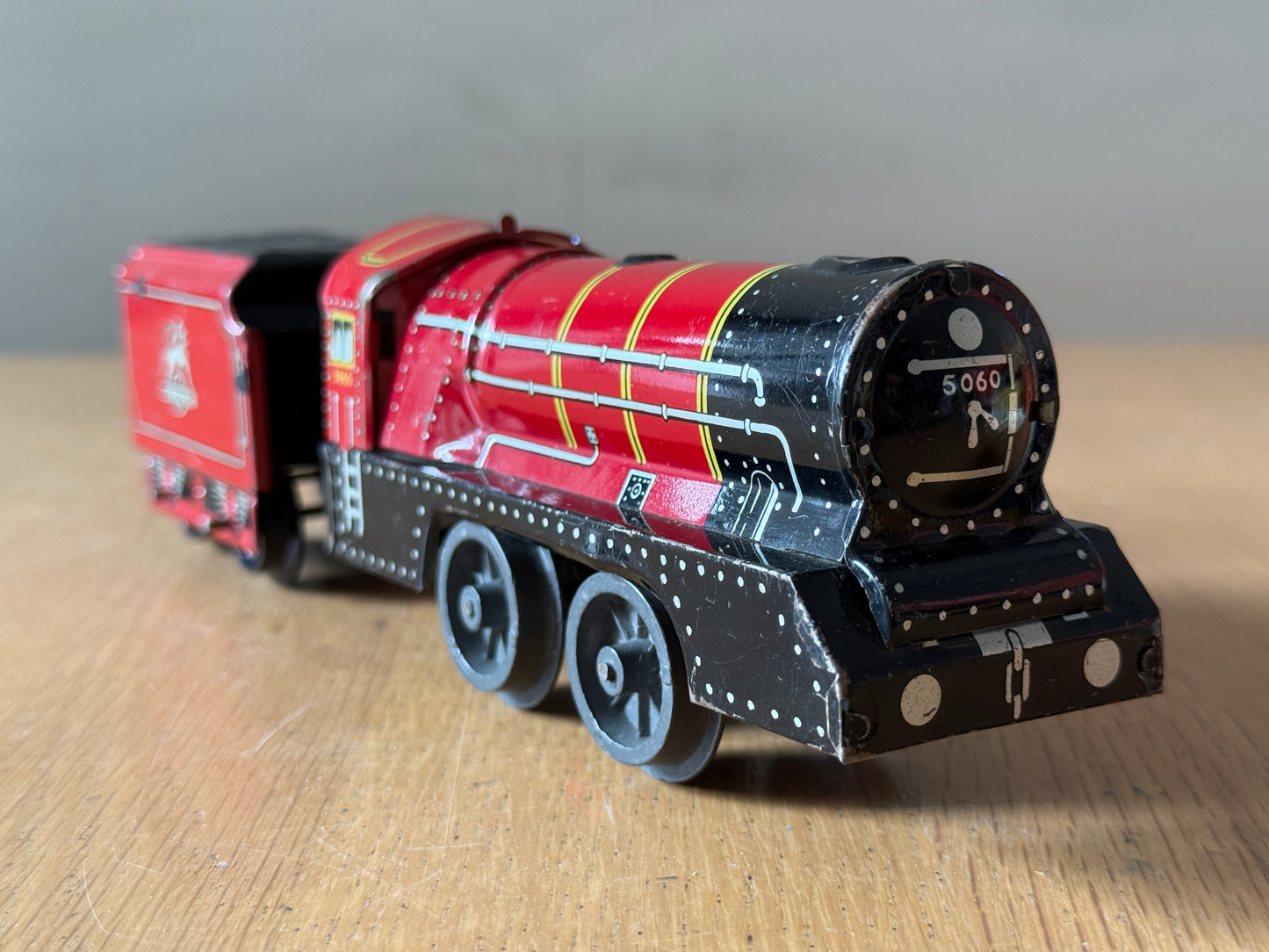 Wells Brimtoy O Gauge Clockwork Timplate Steam Locomotive - No Key