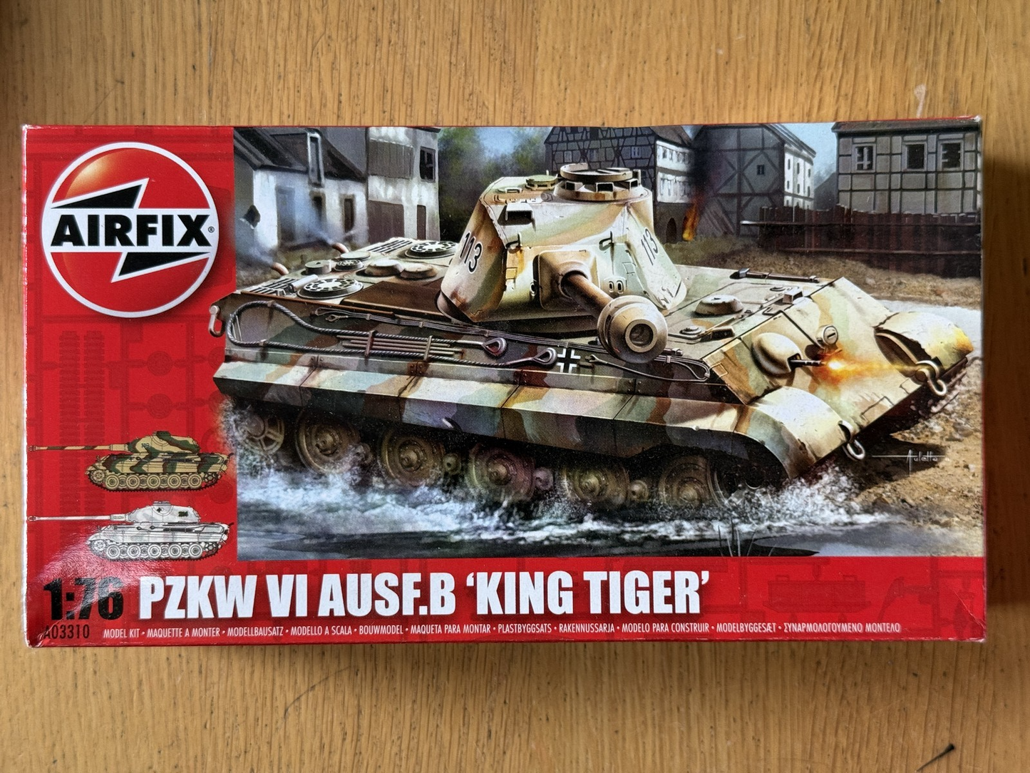 Airfix 1:76 Gauge Plastic Model Kit - PZKW VI AUSF.B 'King Tiger'