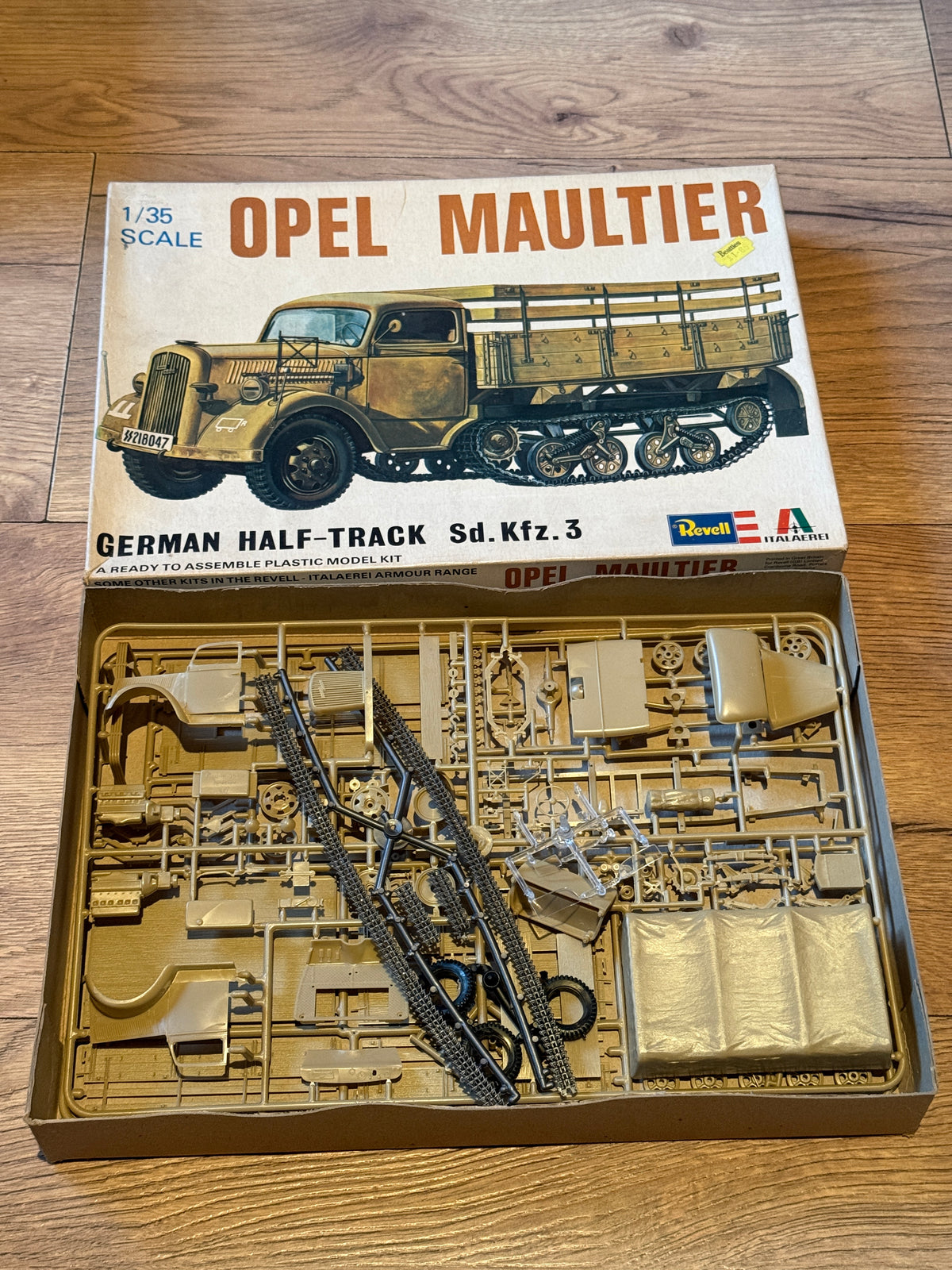 Revell 1:35 Plastic Model Kit - Opel Maultier- box open - may not be complete