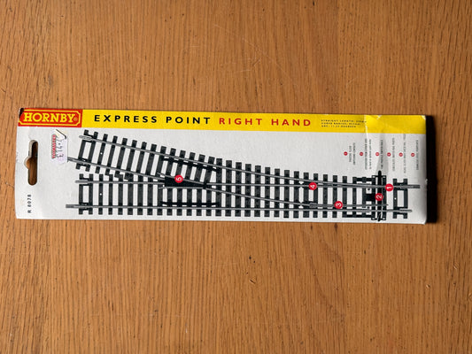 Hornby R8078 - Right Hand Express Point. BNIB