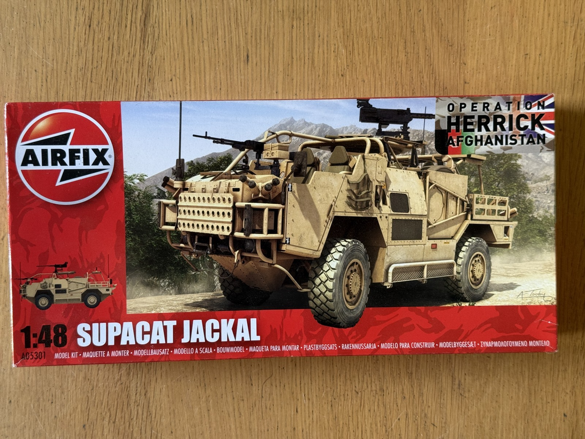 Airfix 1:48 Plastic Model Kit - Supacat Jackal - Operation Herrick