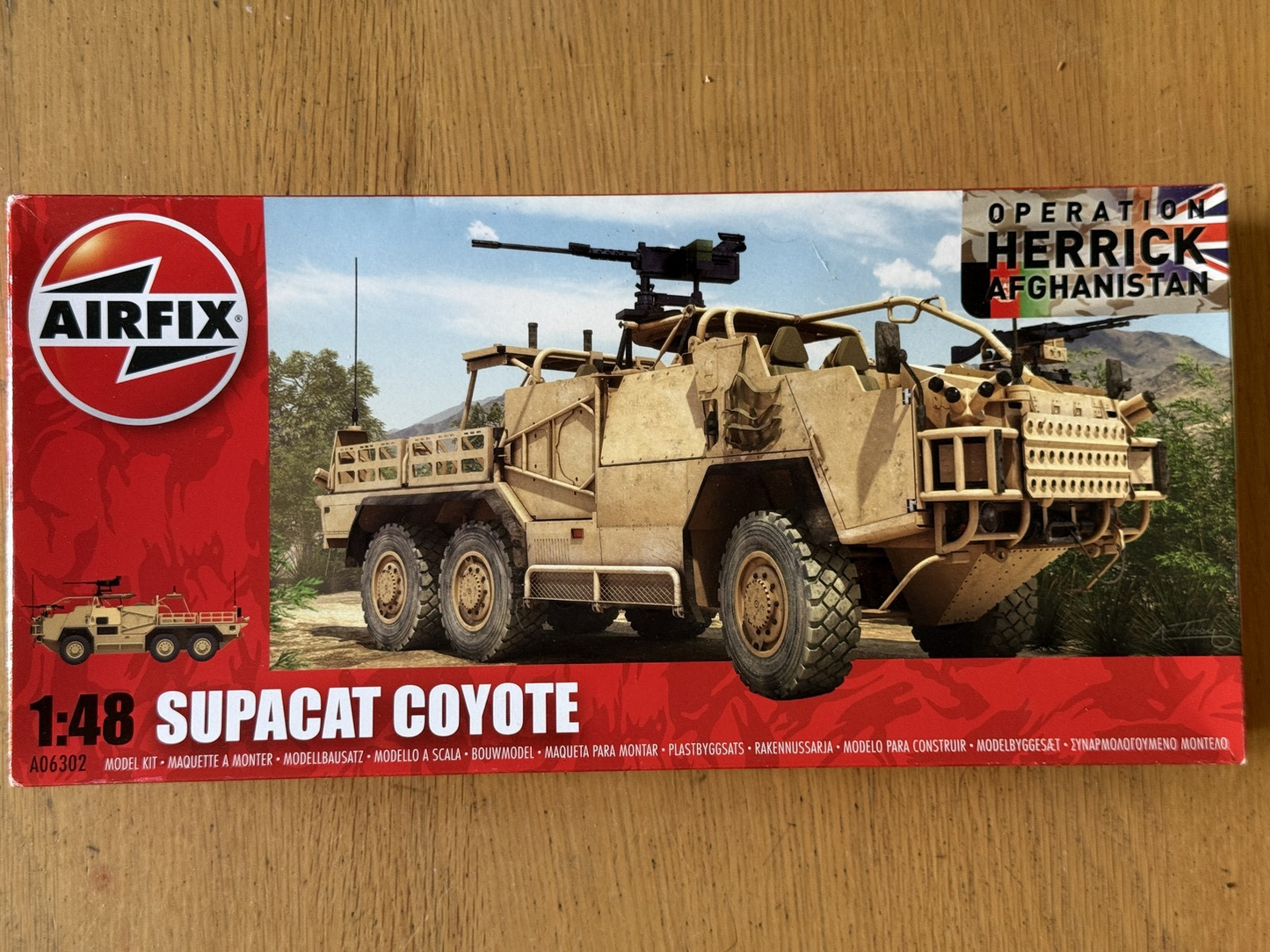 Airfix 1:48 Plastic Model Kit - Supacat Coyote - Operation Herrick