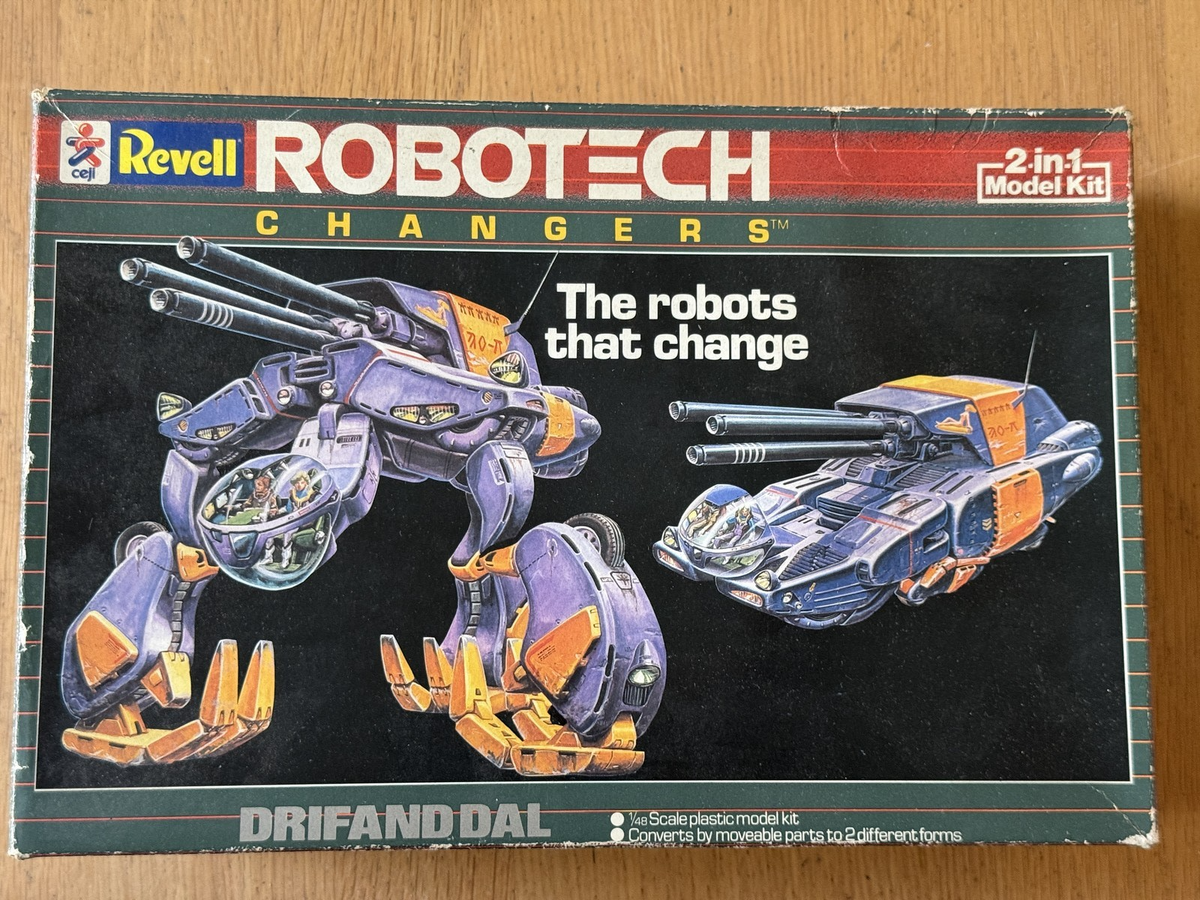 Rare Revell 1:48 Robotech Plastic Model Kit - Drifanddal