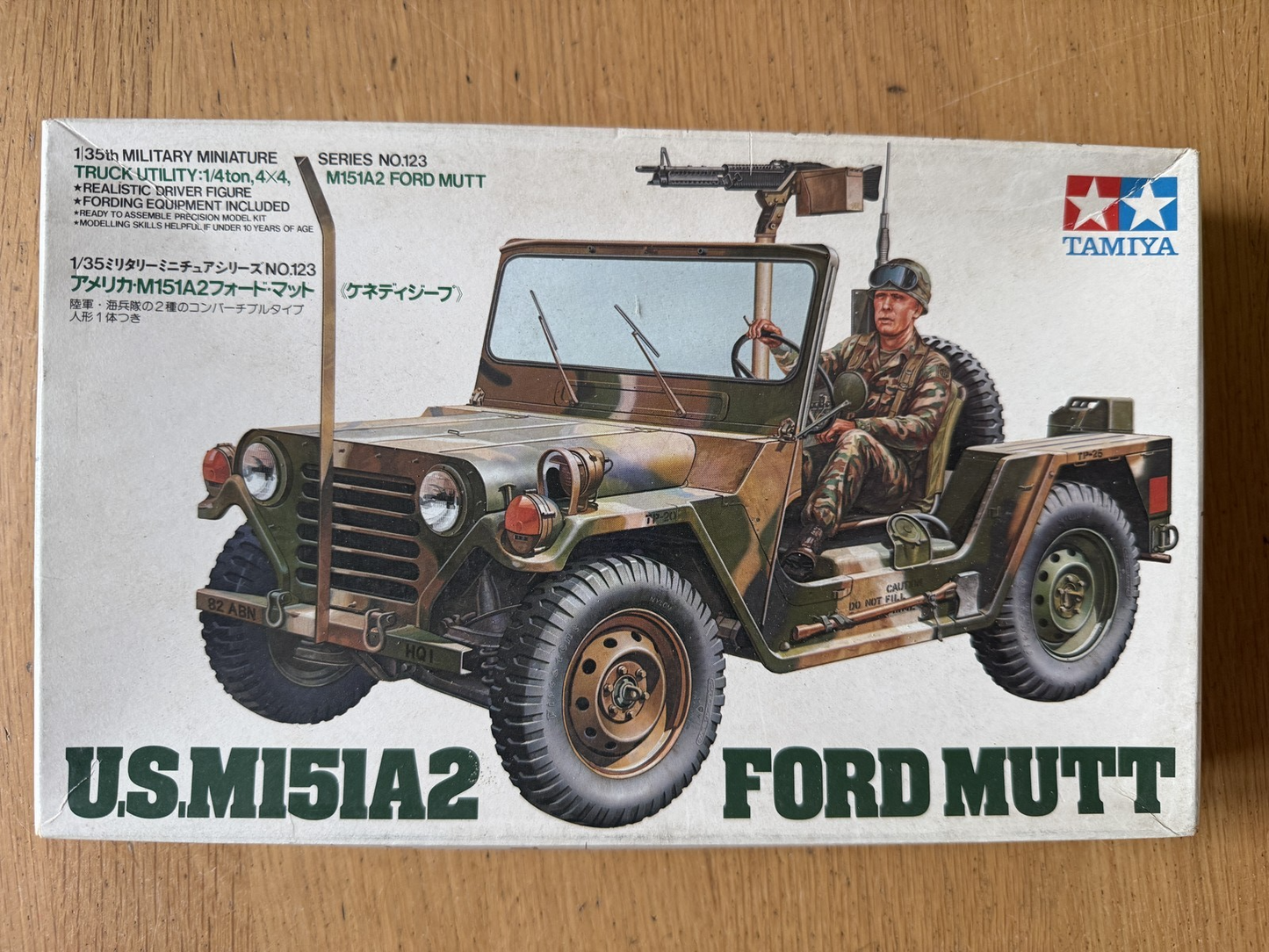Tamiya 1:35 Military Miniature Series No. 123 -  U.S.M151A2 Ford Mutt