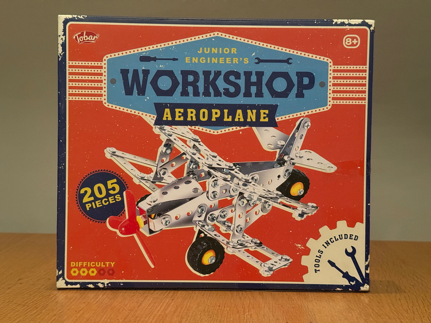 Tobar Junior Engineers Workshop Aeroplane - 205 pieces. BNIB. Box imperfect.