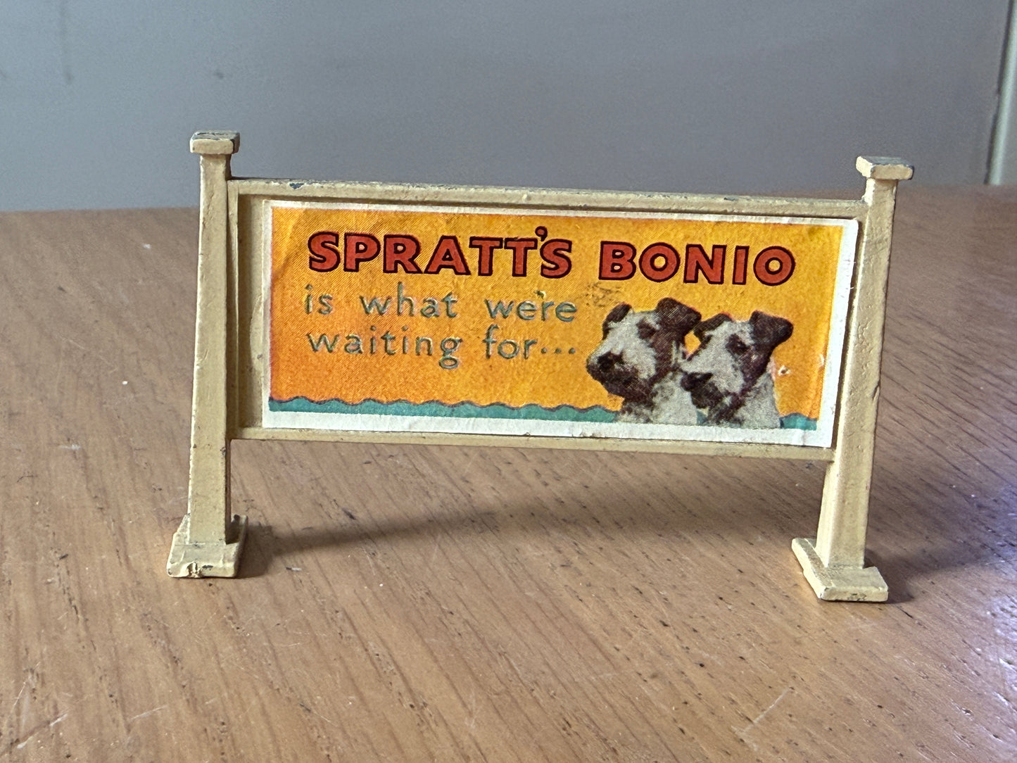 Vintage O Gauge Model Railway Advertising SIgn