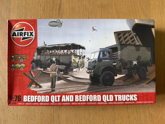 Airfix 1:76 Model Kit A03306  - Bedford QLT and QLD Trucks