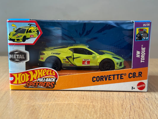 Hot Wheels Pull Back Speeders - Corvette C8.R. BNIB
