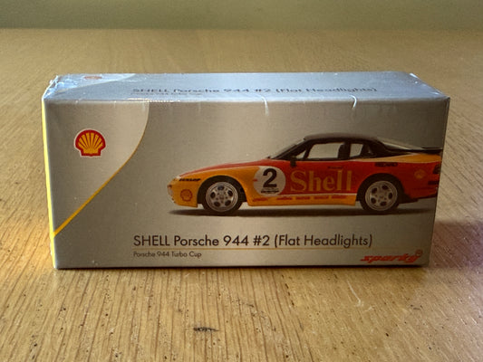 Tiny X Sparky Model - 1:64 Shell Porsche 944 #2 (Flat Headlights)