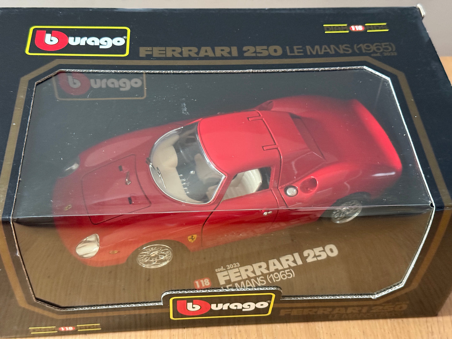 Bburago 1:18 Diecast Model 3033 - Ferrari 250 Le Mans (1965) - Mint Condition