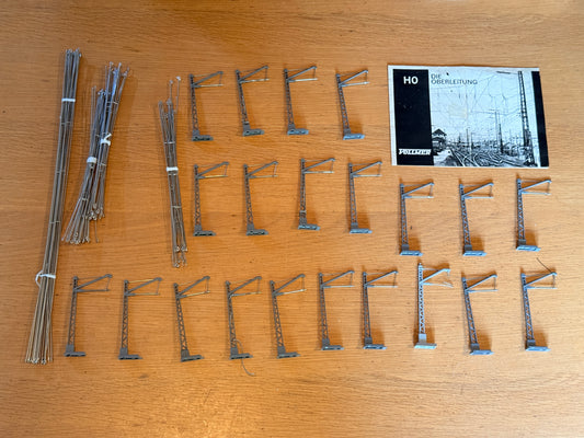 Lot of Vollmer HO Scale Caternary Masts and Wires