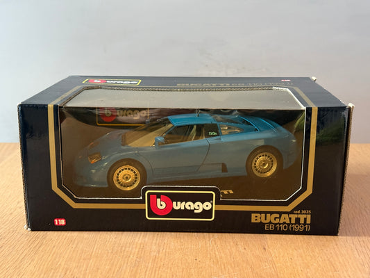 Bburago 1:18 Diecast Model 3045 - Bugatti EB110 (1991) - Mint Condition