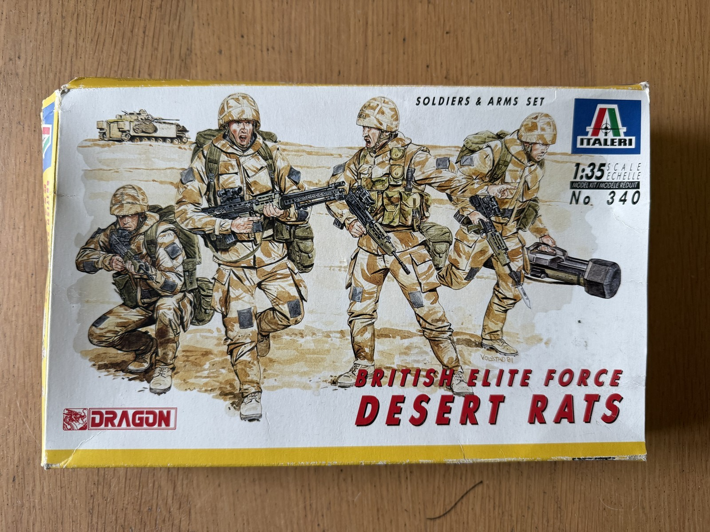 Dragon 1:35 Plastic Model Kit 340 - British Elite Force Dessert Rats