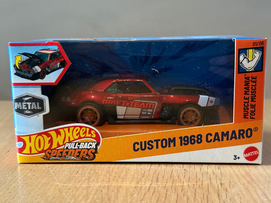 Hot Wheels Pull Back Speeders - Custom 1968 Camaro. BNIB