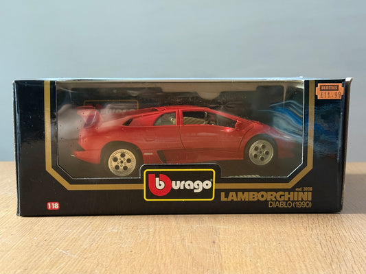 Bburago 1:18 Diecast Model 3028 - Lamborghini Diablo (1990) - Mint Condition