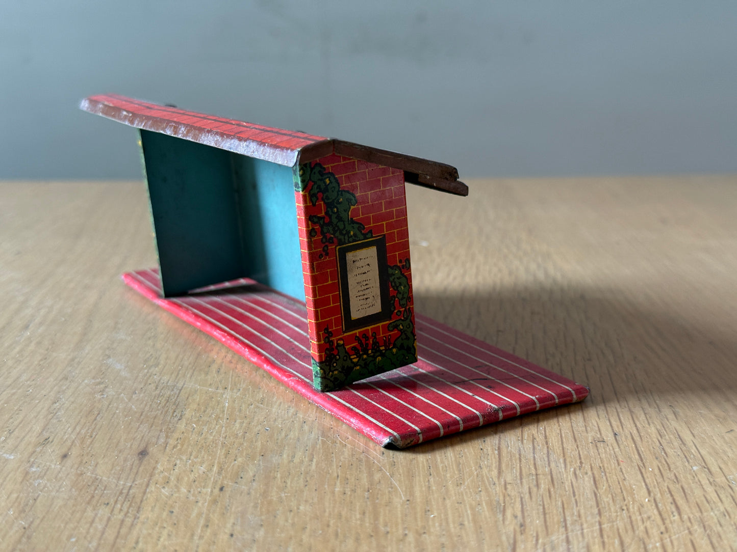 Vintage Tinplate Station for Model Railway