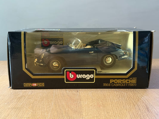 Bburago 1:18 Diecast Model 3051 - Porsche 356B (1961) - Mint Condition