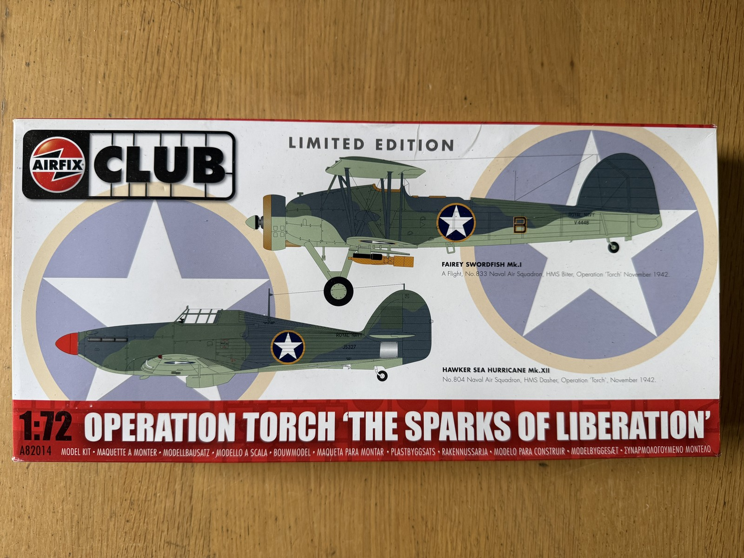 Airfix 1:72 Club Model A82014 Operation Torch 'The Sparks of Liberation' Ltd Ed