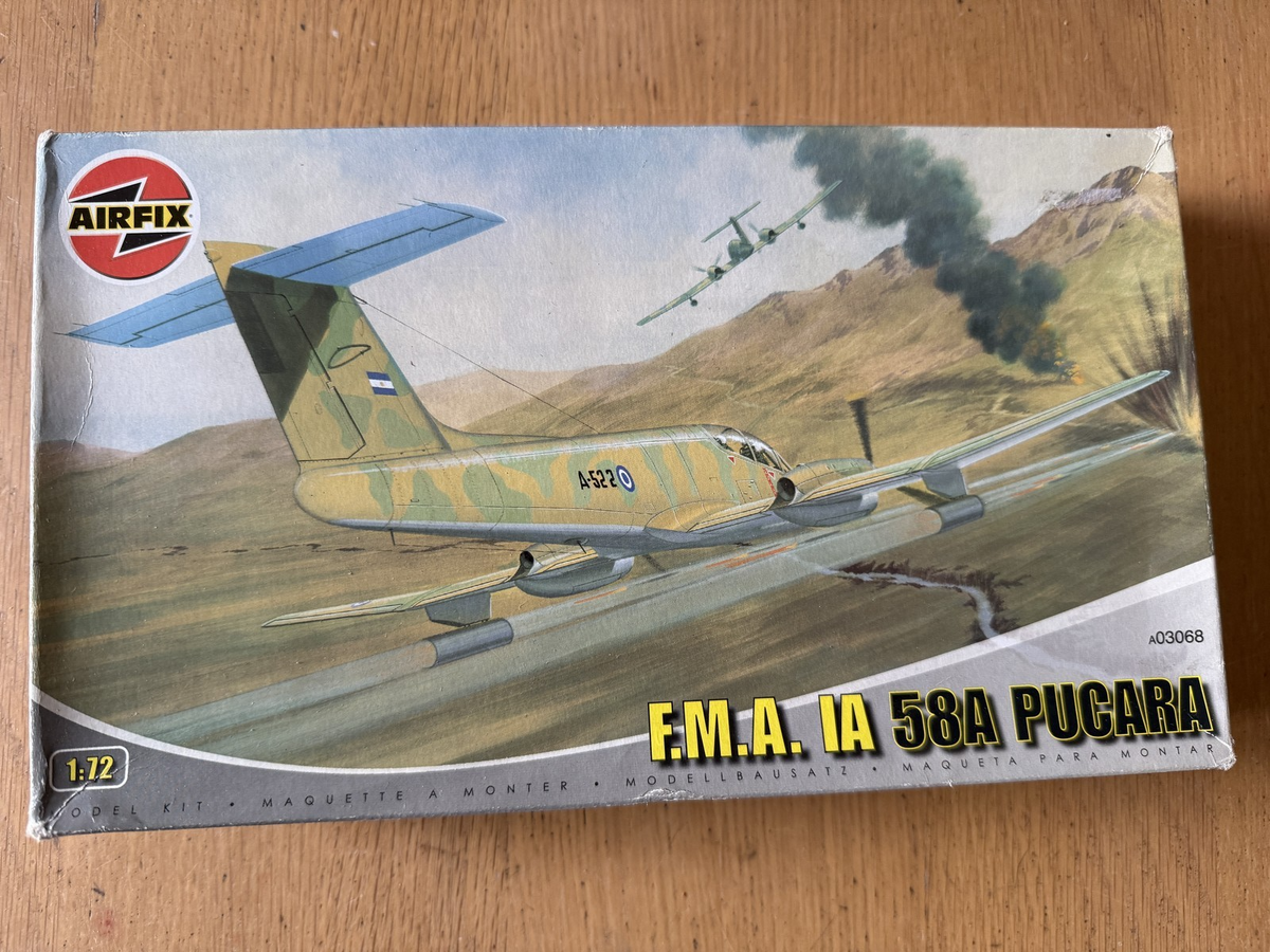 Airfix 1:72 Plastic Model Kit - F.M.A. IA 58A Pucara