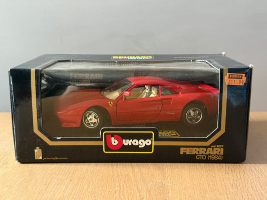 Bburago 1:18 Diecast Model 3027 - Ferrari GTO (1984) - Mint Condition