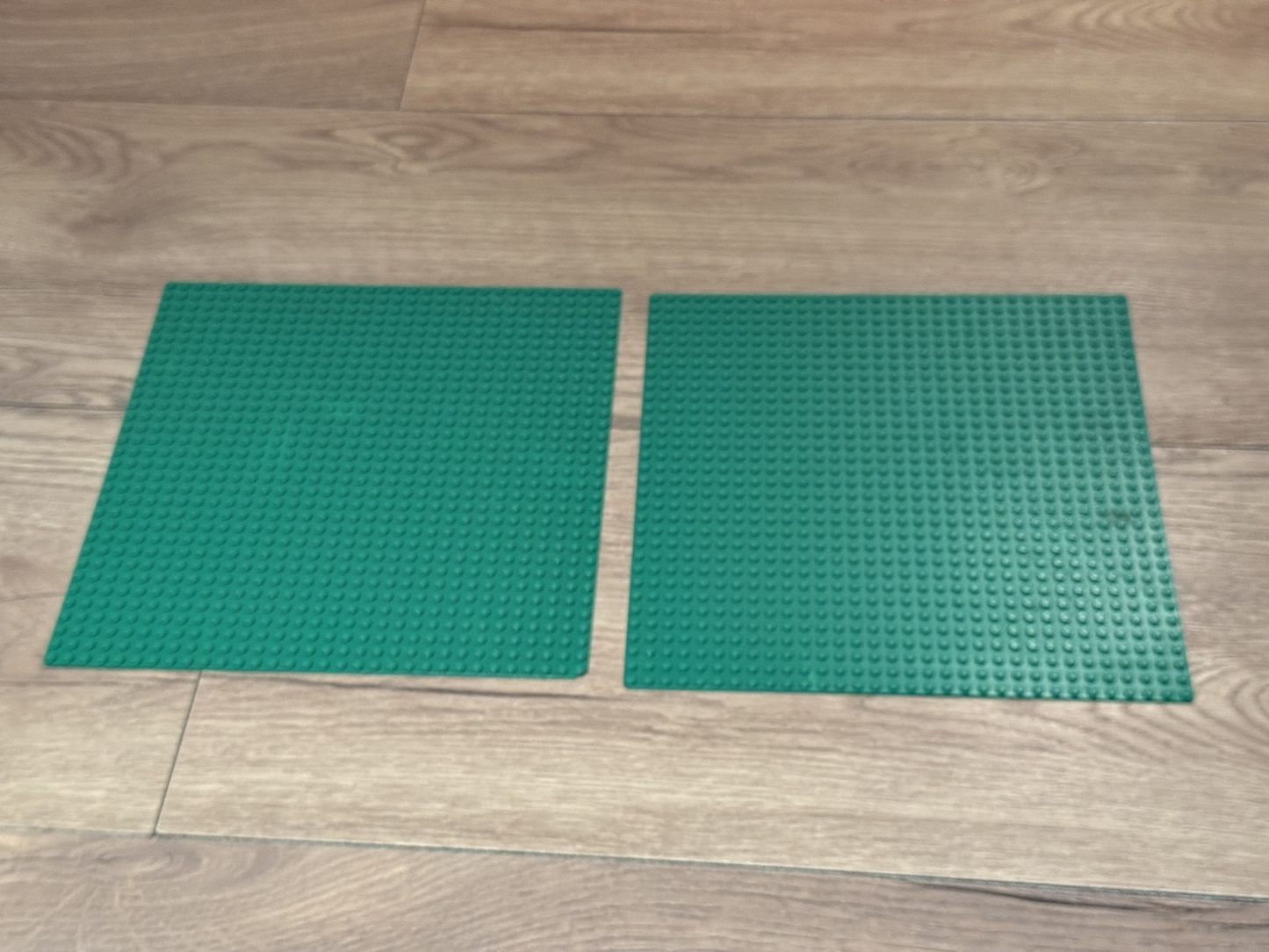 Lego Green Base Plates x 2