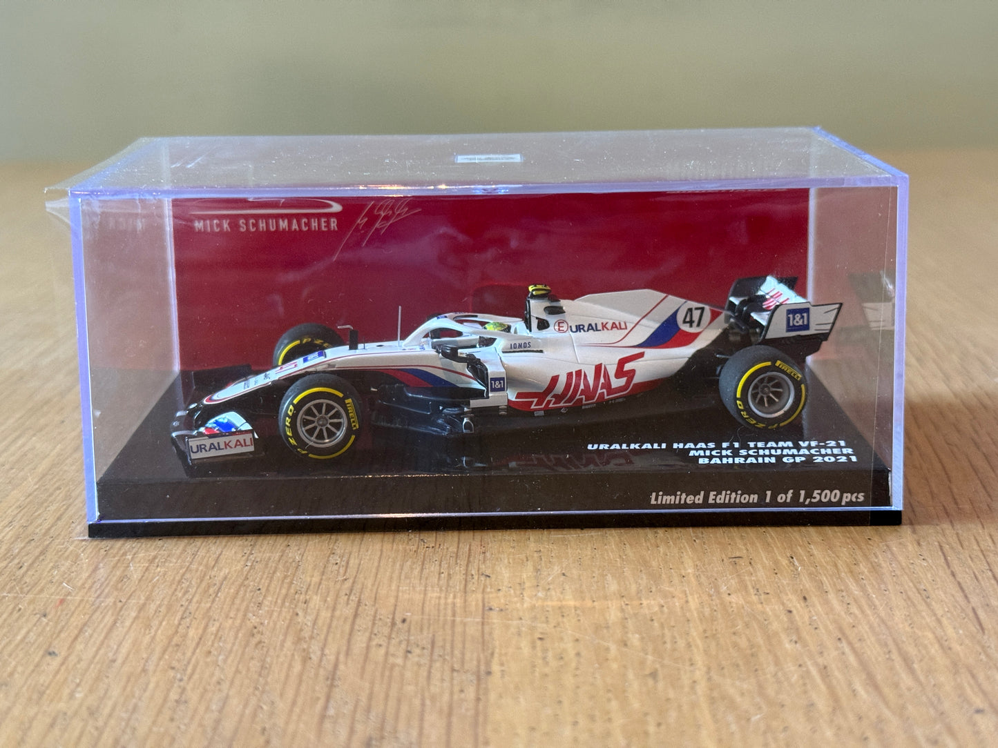 Minichamps 1:43 Haas F1 Team VF-21. Mick Schumacher. BNIB.