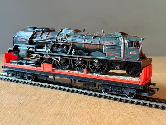 OO Gauge Scratch Built Scrap Locomotive on Wagon